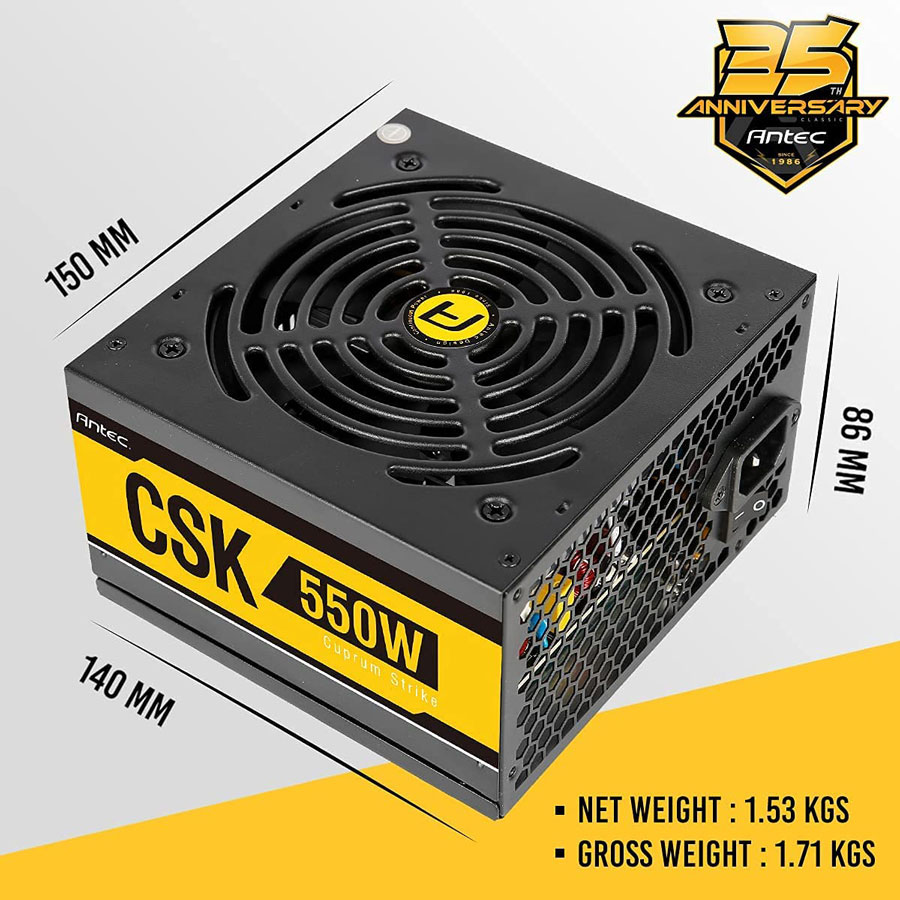 Antec CUPRUM STRIKE CSK 550W Power Supply 7 Antec CUPRUM STRIKE CSK 550W Power Supply 7