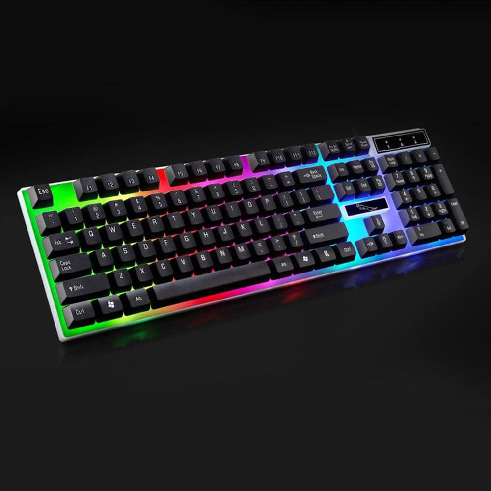 G21 Wired USB Gaming Keyboard Rainbow Mouse and Keyboard Combo Set with Mechanical Backlit Keyboard and Mouse Set 4 G21 Wired USB Gaming Keyboard Rainbow Mouse and Keyboard Combo Set with Mechanical Backlit Keyboard and Mouse Set 4