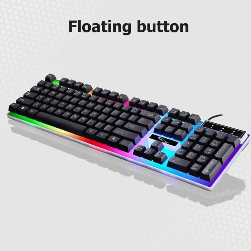 G21 Wired USB Gaming Keyboard Rainbow Mouse and Keyboard Combo Set with Mechanical Backlit Keyboard and Mouse Set 5 G21 Wired USB Gaming Keyboard Rainbow Mouse and Keyboard Combo Set with Mechanical Backlit Keyboard and Mouse Set 5