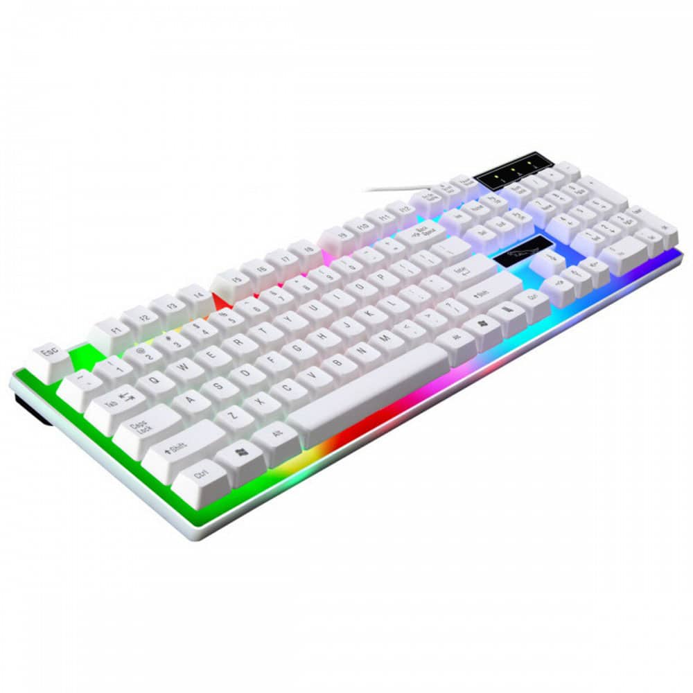 G21B USB Wired Keyboard Mouse Set Rainbow 4 G21B USB Wired Keyboard Mouse Set Rainbow 4