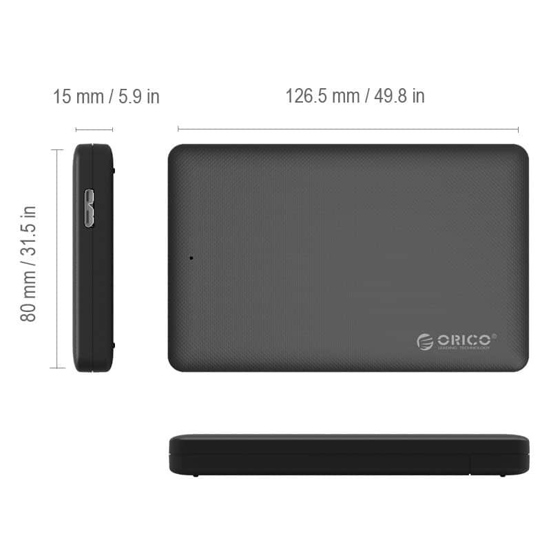 ORICO SATA to USB 3.0 External Hard Drive Enclosure 2577U3 3 ORICO SATA to USB 3.0 External Hard Drive Enclosure 2577U3 3