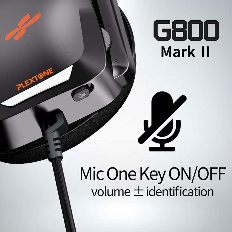 PLEXTONE G800 Mark II Lightweight Gaming Headset 6 PLEXTONE G800 Mark II Lightweight Gaming Headset 6