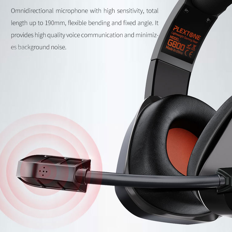 PLEXTONE G800 Mark II Lightweight Gaming Headset 8 PLEXTONE G800 Mark II Lightweight Gaming Headset 8