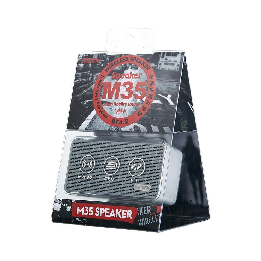 REMAX M35 WIRELESS BLUETOOTH HIFI PORTABLE SPEAKER 5 REMAX M35 WIRELESS BLUETOOTH HIFI PORTABLE SPEAKER 5