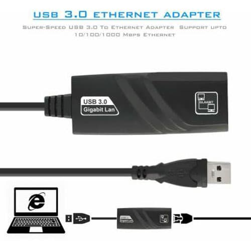 Type C3.1 USB 3.0 to Ethernet Adapter USB 3.0 to Gigabit Ethernet RJ45 Portable Lan Converter Adapter 4 Type C3.1 USB 3.0 to Ethernet Adapter USB 3.0 to Gigabit Ethernet RJ45 Portable Lan Converter Adapter 4