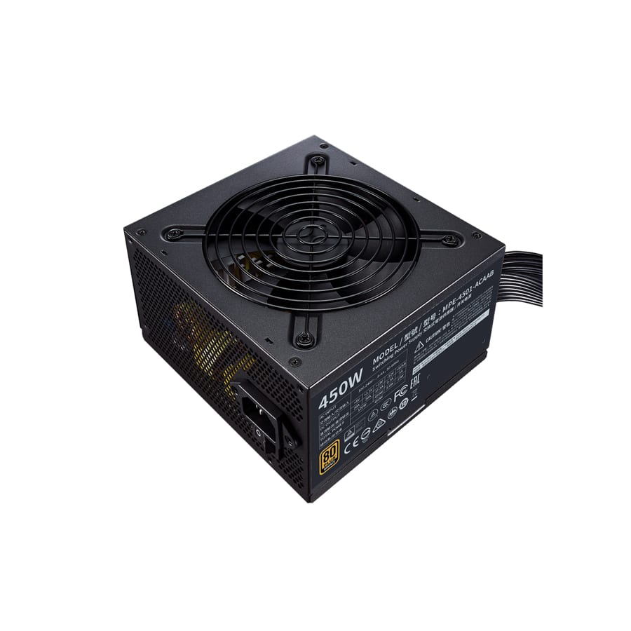 Cooler Master MWE 450 Bronze V2 230v 80 Plus Bronze Certified Non Modular Power Supply Black 2 Cooler Master MWE 450 Bronze V2 230v 80 Plus Bronze Certified Non Modular Power Supply Black 2