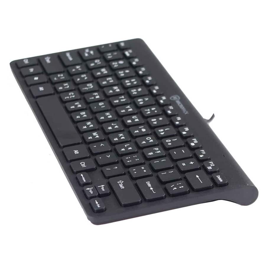 Micropack K2208 STL Black USB Mini Keyboard with Bangla 2 Micropack K2208 STL Black USB Mini Keyboard with Bangla 2