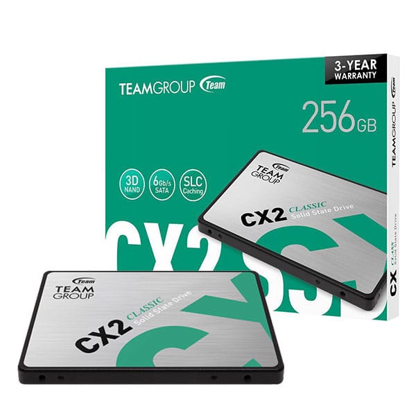 Team Group CX2 2.5 256GB SATA III 3D NAND Internal Solid State Drive SSD 5 Team Group CX2 2.5 256GB SATA III 3D NAND Internal Solid State Drive SSD 5