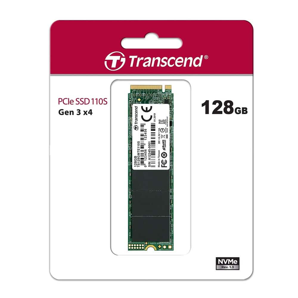 Transcend 128GB Nvme PCIe Gen3 X4 MTE110S M.2 SSD Solid State Drive 4 Transcend 128GB Nvme PCIe Gen3 X4 MTE110S M.2 SSD Solid State Drive 4
