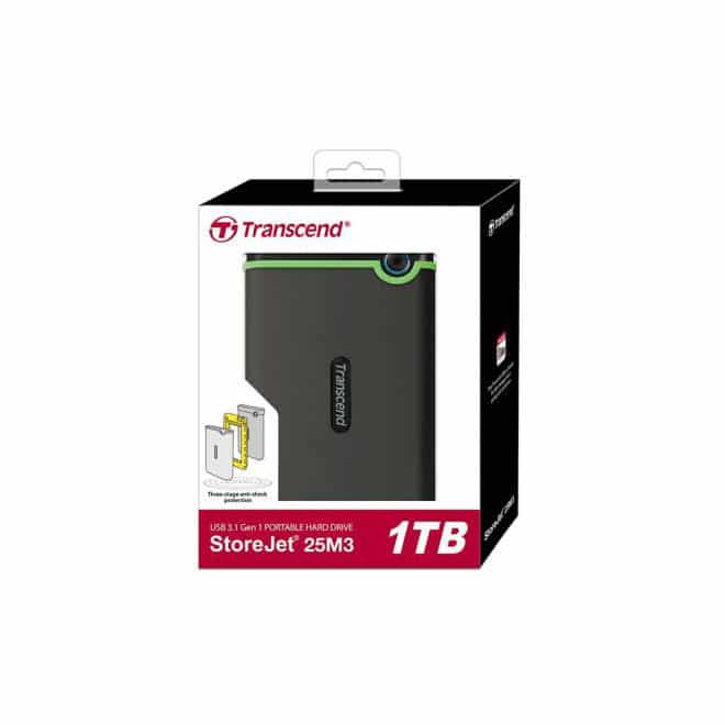 Transcend StoreJet 25M3 1TB USB 3.1 External 2.5 Slim Portable Hard Disk 5 Transcend StoreJet 25M3 1TB USB 3.1 External 2.5 Slim Portable Hard Disk 5