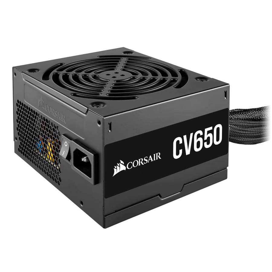 corsair cv series cv650 650watt 80 plus bronze certified power supply 2 corsair cv series cv650 650watt 80 plus bronze certified power supply 2