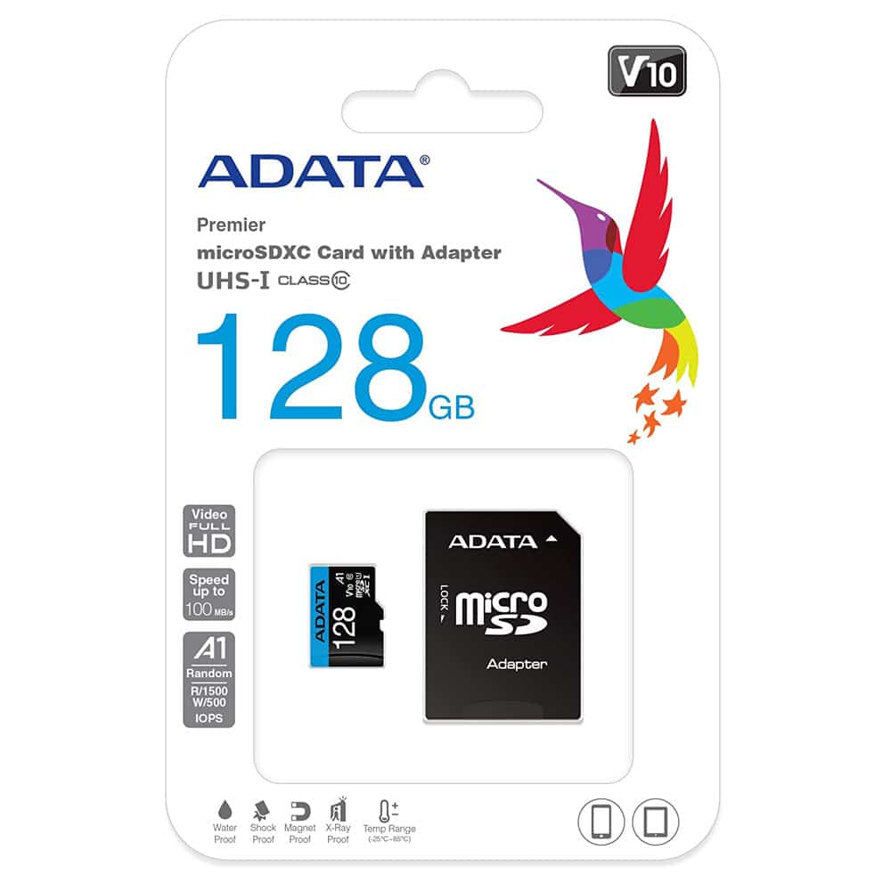 adata premier 128gb microsdxc uhs i class 10 v10 a1 memory card with adapter 5 adata premier 128gb microsdxc uhs i class 10 v10 a1 memory card with adapter 5