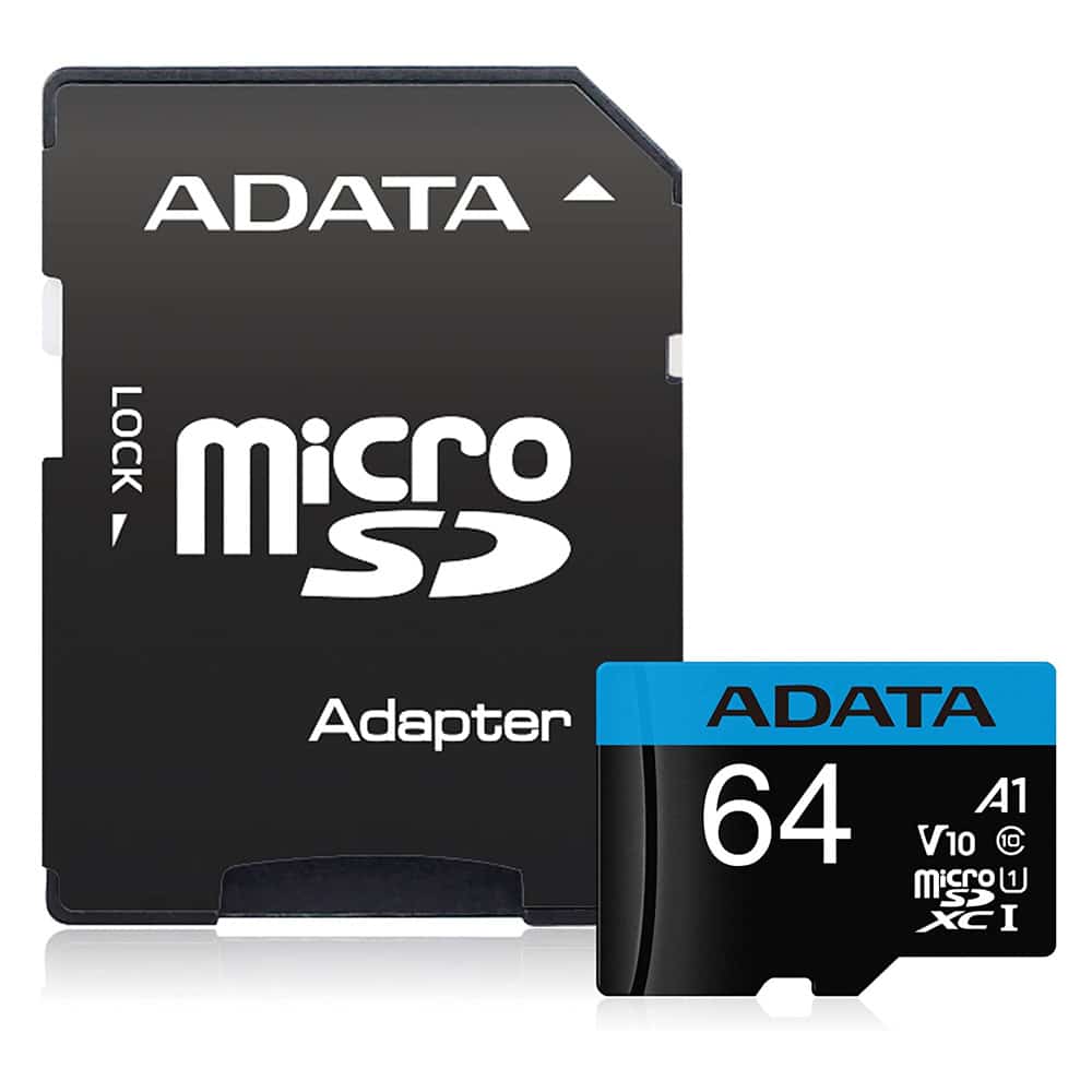 adata premier 64gb microsdxc uhs i class 10 v10 a1 memory card with adapter 2 adata premier 64gb microsdxc uhs i class 10 v10 a1 memory card with adapter 2