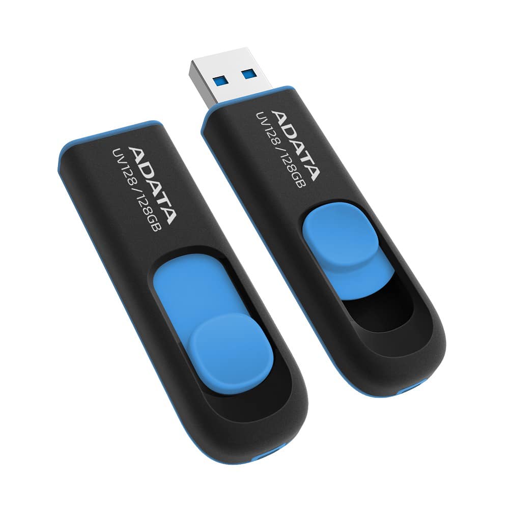 adata uv128 128gb black blue usb 3.2 pen drive 2 adata uv128 128gb black blue usb 3.2 pen drive 2