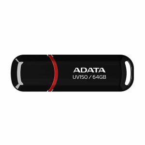 adata uv150 64gb usb 3.2 gen 1 pen drive Black 1