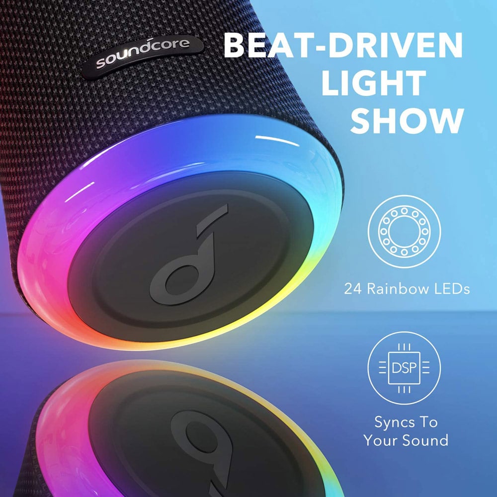 anker soundcore flare 2 portable 360° bluetooth speaker 3 anker soundcore flare 2 portable 360° bluetooth speaker 3