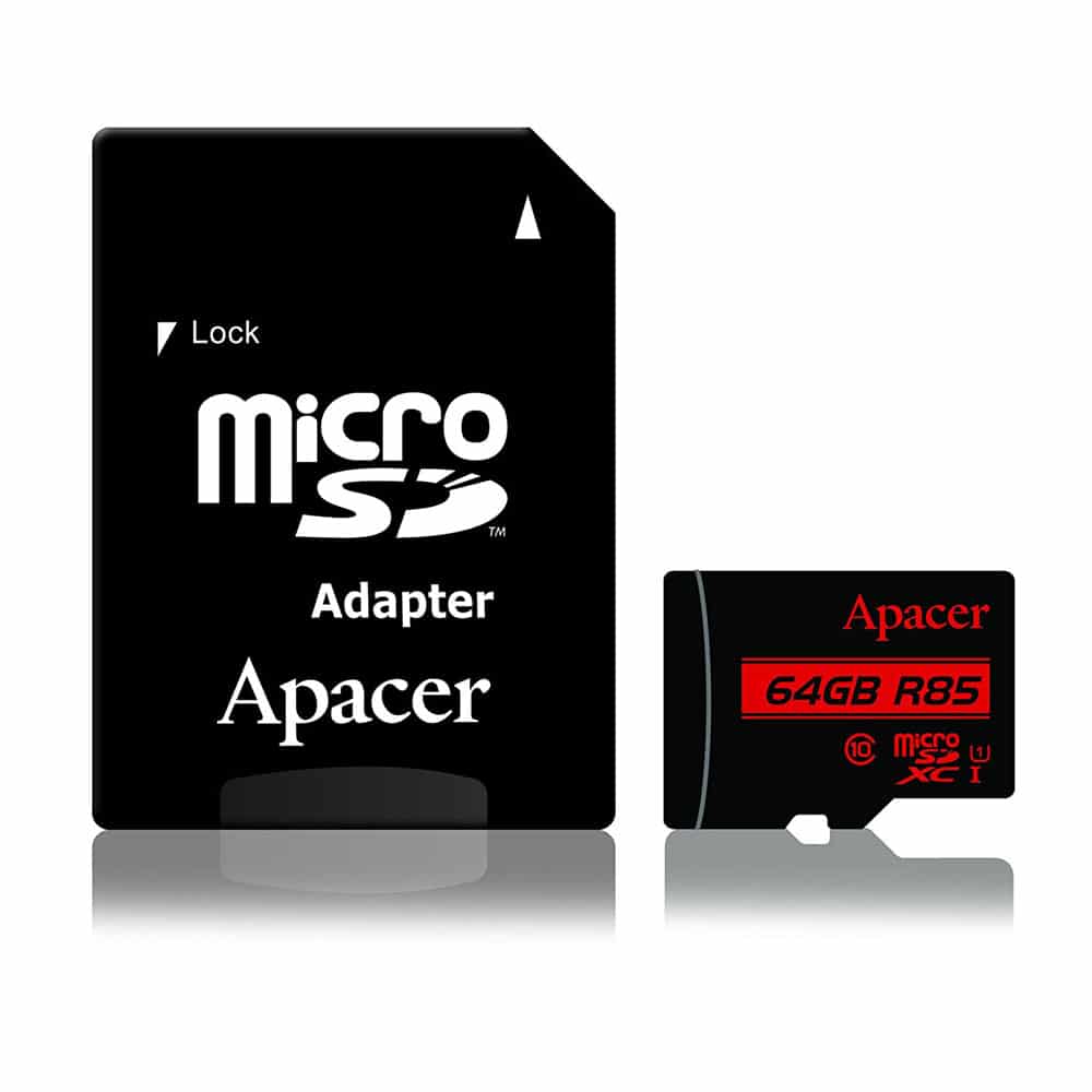 apacer r85 micro sd card 64gb uhs i u1 class 10 sdxc memory card with adapter 2 apacer r85 micro sd card 64gb uhs i u1 class 10 sdxc memory card with adapter 2