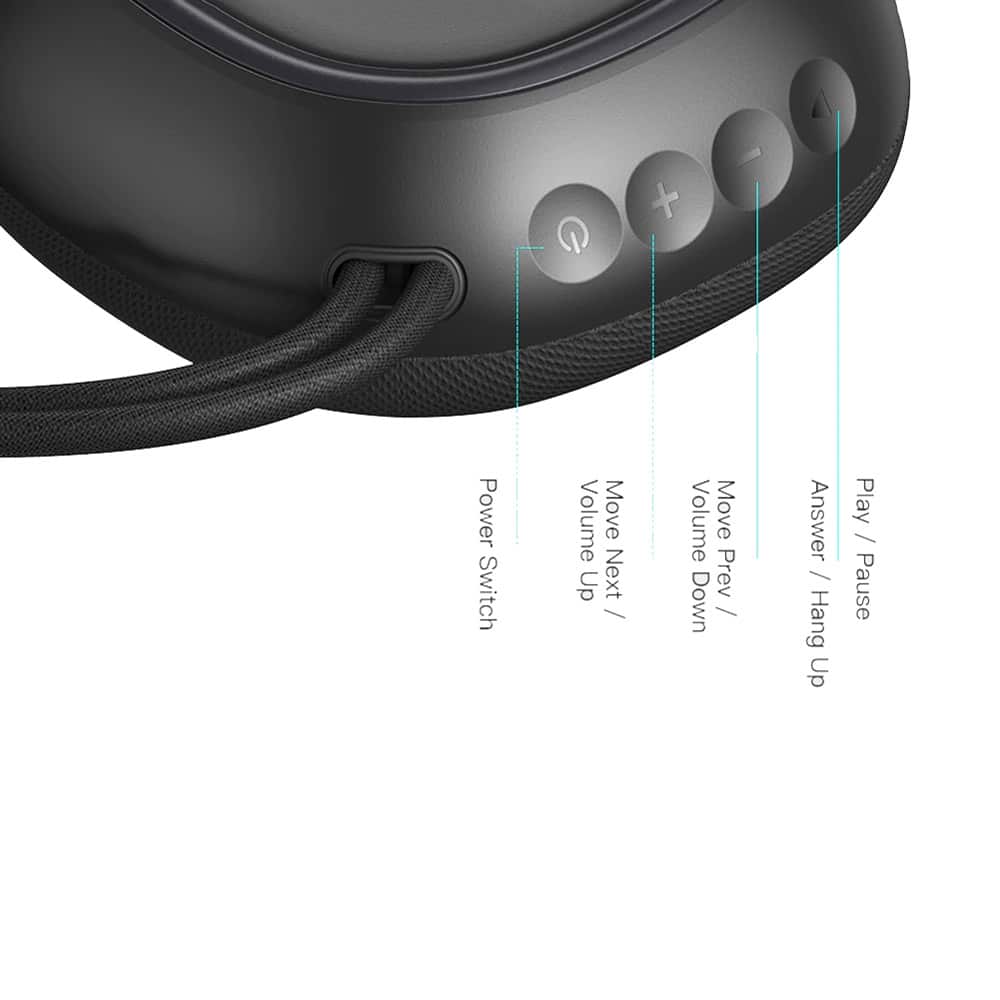 awei y336 portable mini waterproof bluetooth speaker Black Color 3 awei y336 portable mini waterproof bluetooth speaker Black Color 3