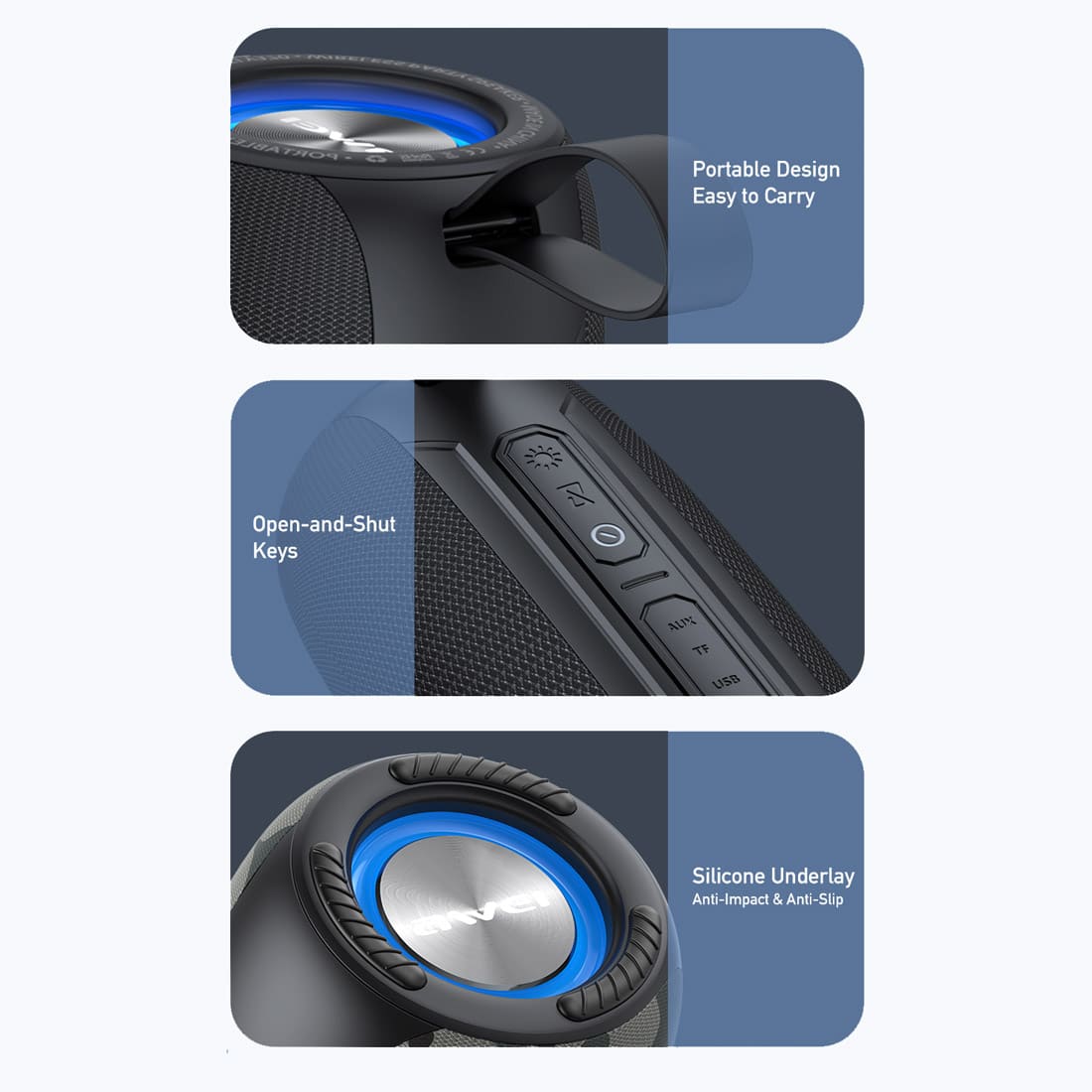 awei y370 portable bluetooth wireless ipx6 speaker 3 awei y370 portable bluetooth wireless ipx6 speaker 3