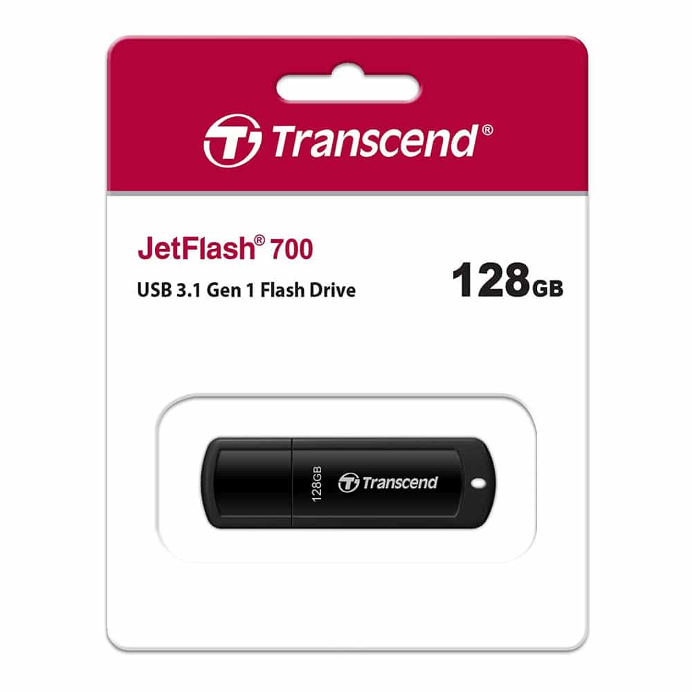 transcend jetflash 700 128gb usb 3.1 black pen drive 3 transcend jetflash 700 128gb usb 3.1 black pen drive 3