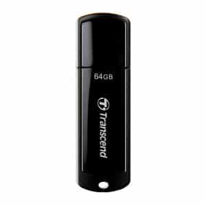 transcend jetflash 700 64gb usb 3.1 black pen drive 1