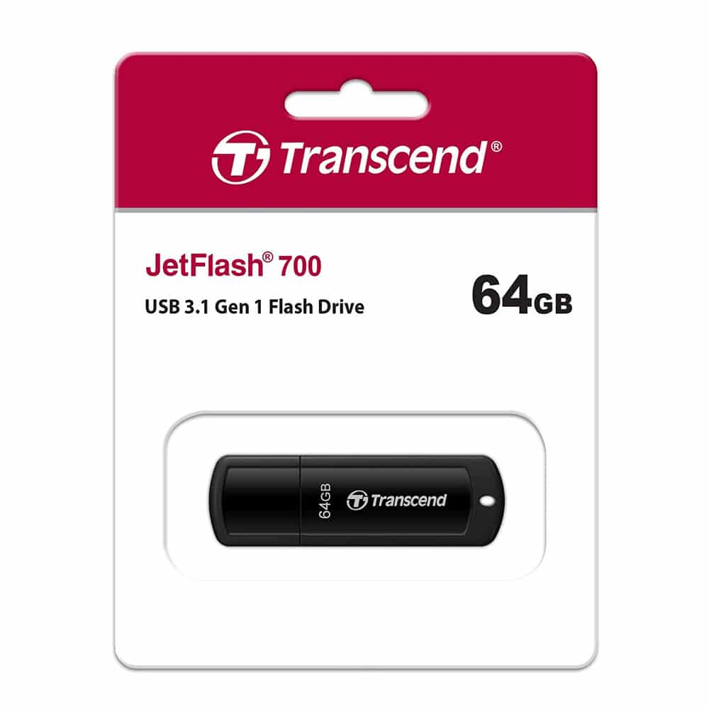 transcend jetflash 700 64gb usb 3.1 black pen drive 4 transcend jetflash 700 64gb usb 3.1 black pen drive 4