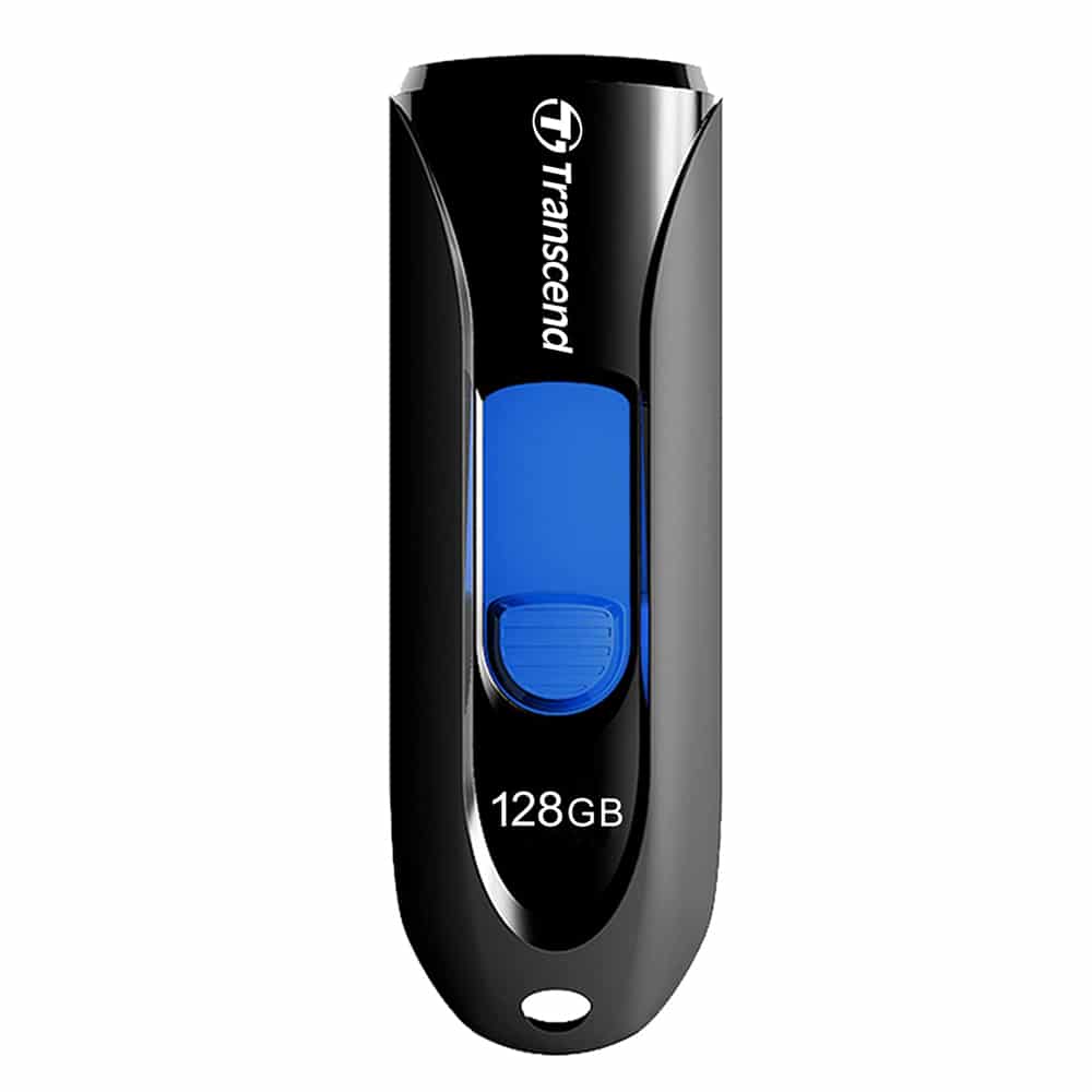 transcend jetflash 790 128gb usb 3.1 pen drive black 1
