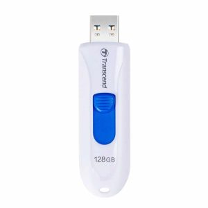 transcend jetflash 790 128gb usb 3.1 pen drive white 1