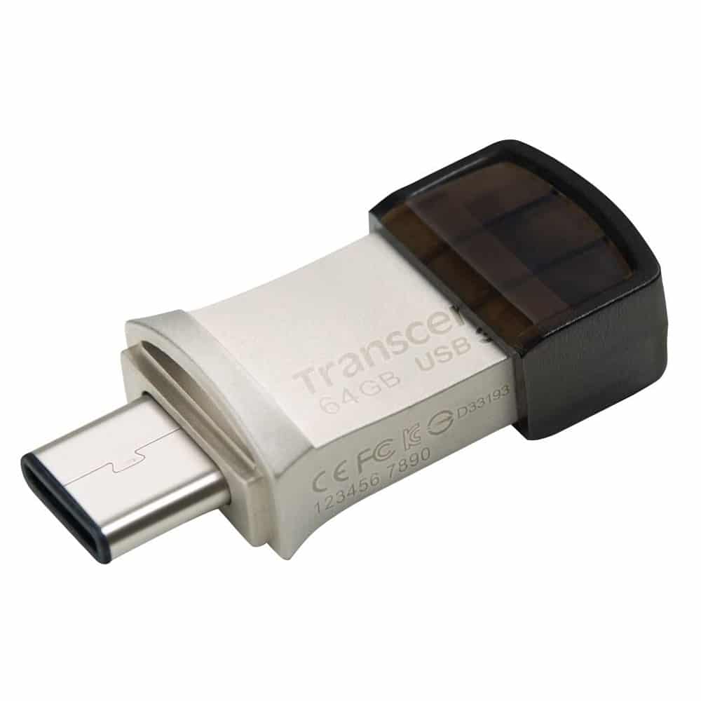 transcend jetflash 890 64gb usb 3.1 otg pen drive 1